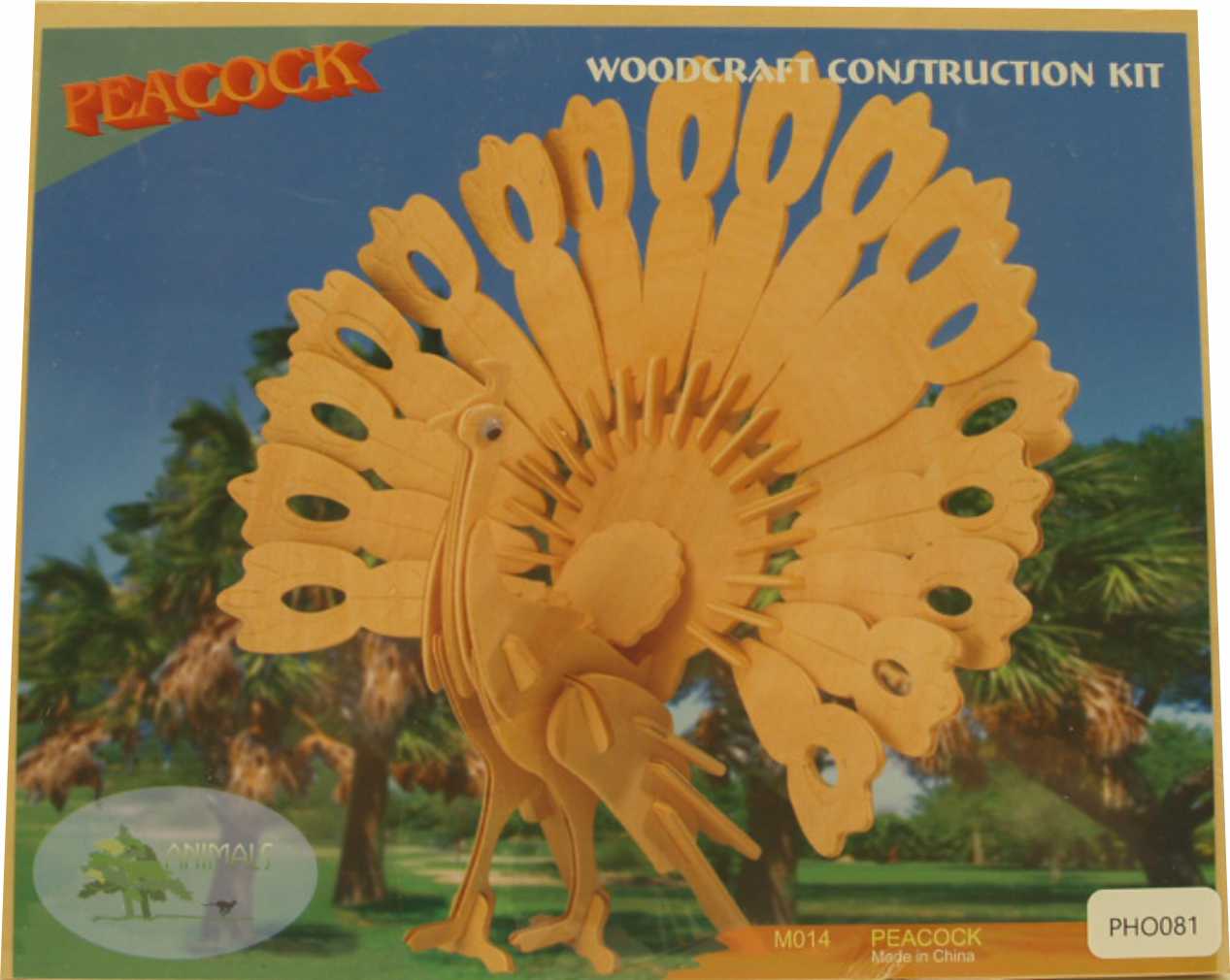 3d Puzzle Peackoc