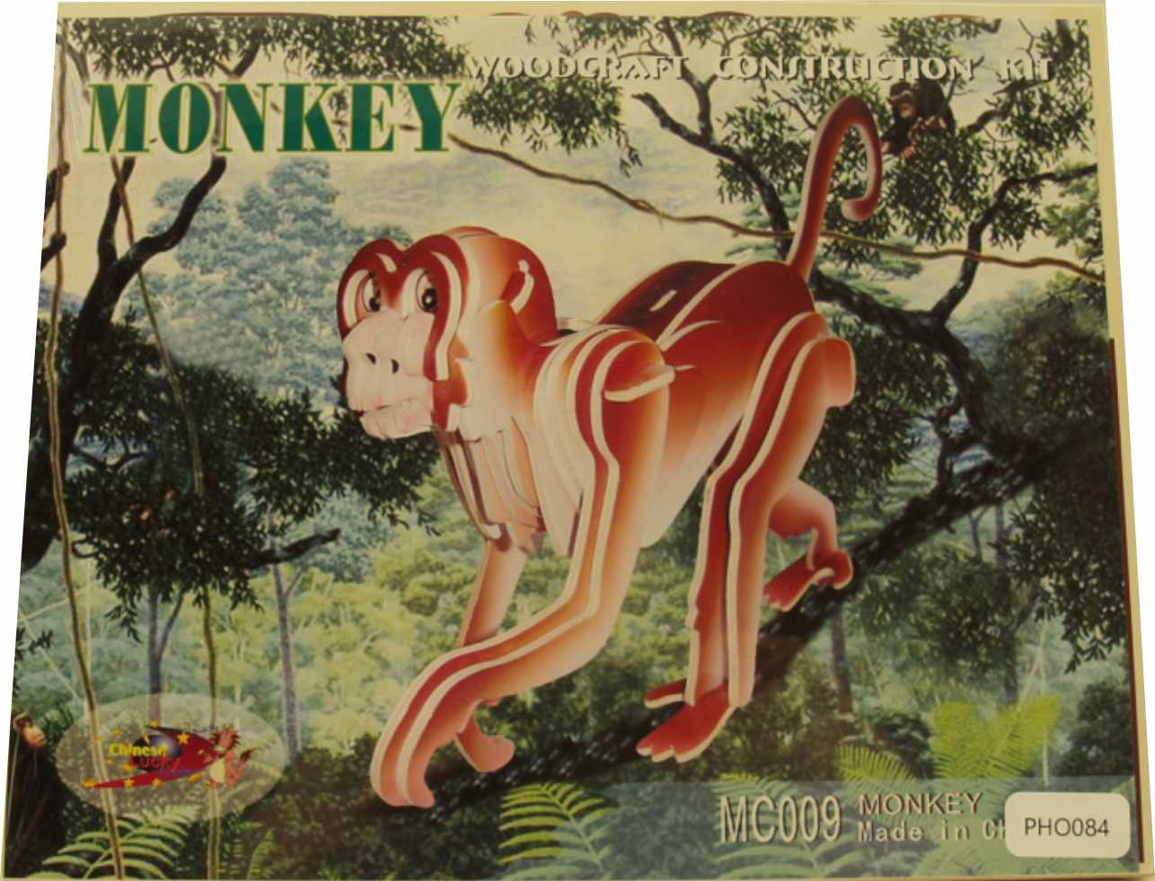 3d Puzzle Monkey Color
