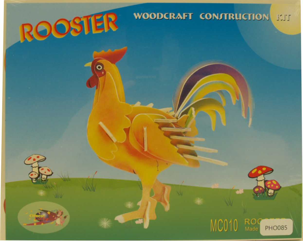 3d Puzzle Rooster Color