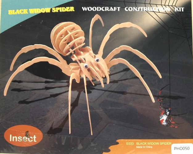 3d Puzzle Black Widow Spider