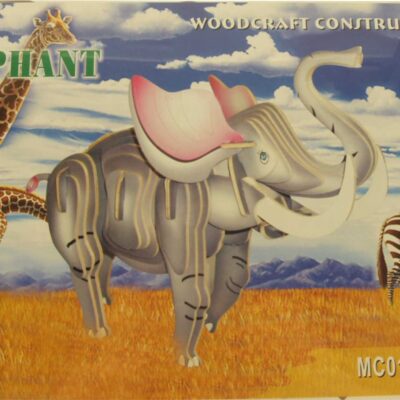 3d Puzzle Elephant Color