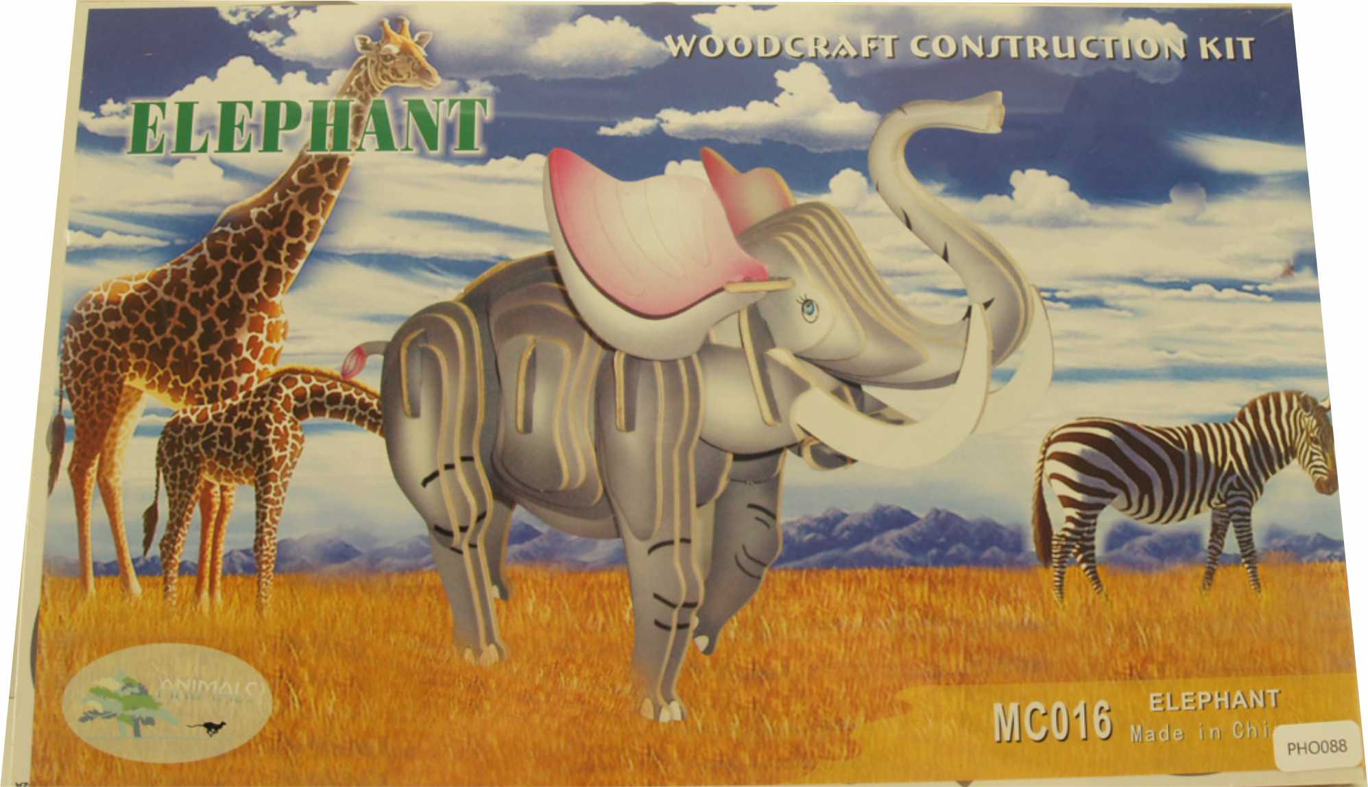 3d Puzzle Elephant Color