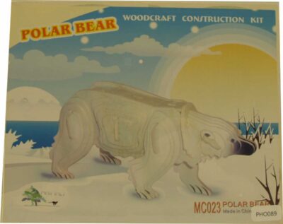 3d Puzzle Icebear Color