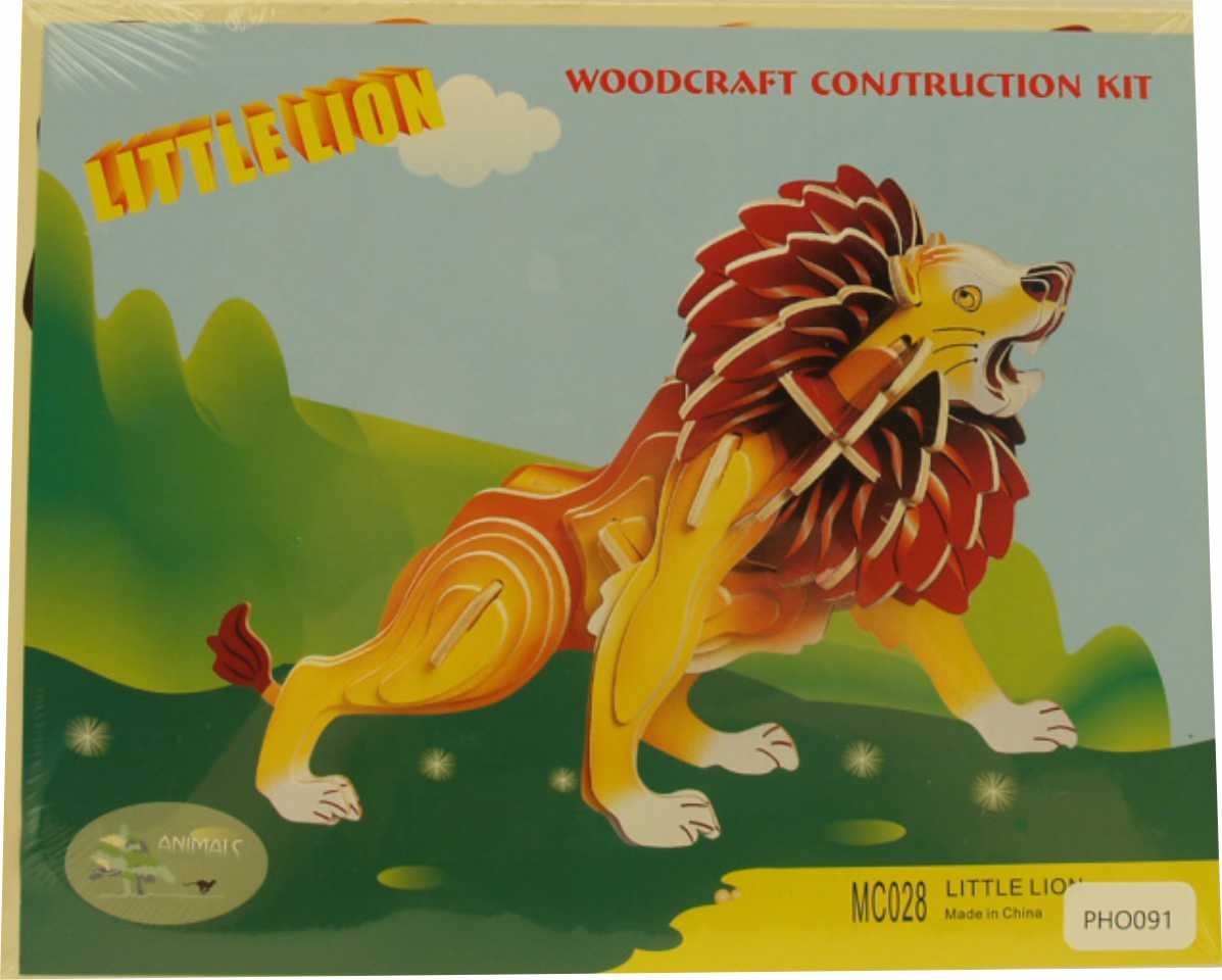 3d Puzzle Lion Color