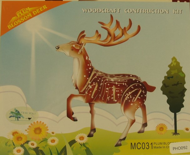 3d Puzzle Red deer Color