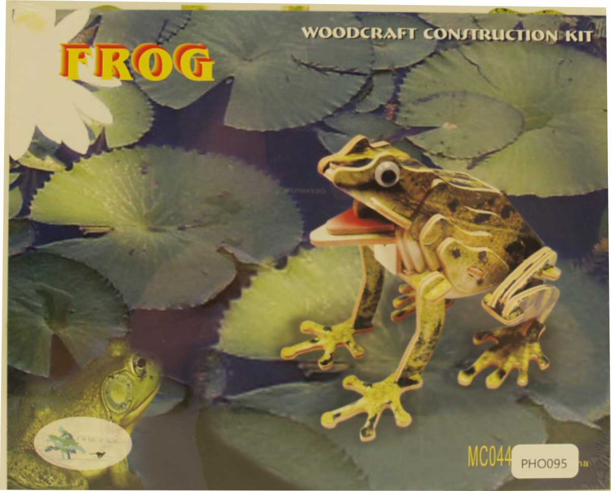 3d Puzzle Frog Color