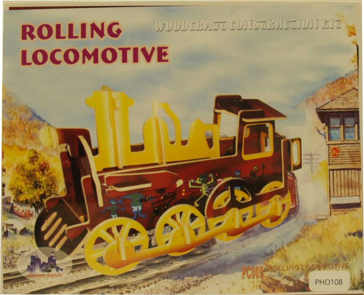 3d Puzzle Locomotive Color