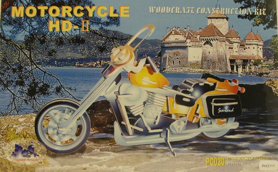 3d Puzzle Harley Color