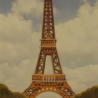 3d Puzzle Eiffel tower Color