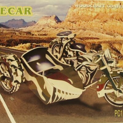 3d Puzzle Motor sidecar Color