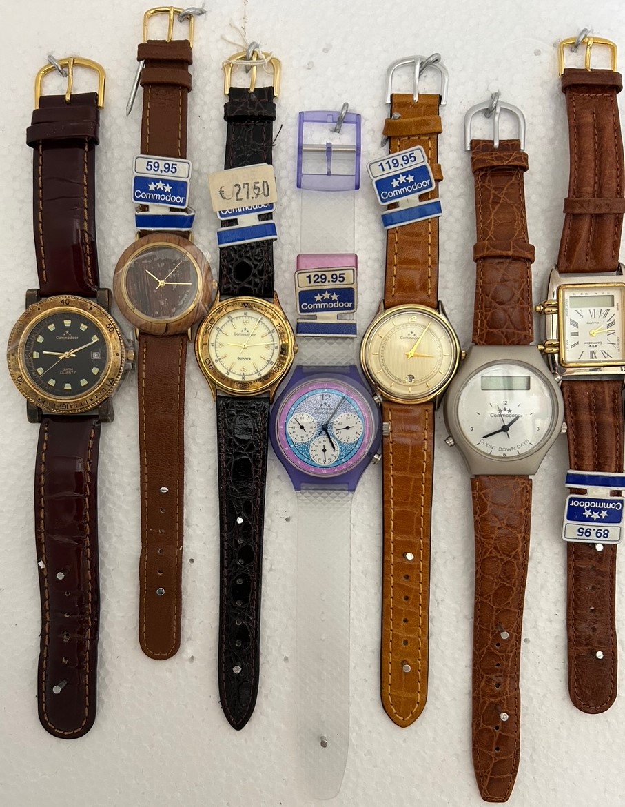 31 Horloges uit de jaren 60-70-80 Commodore – Salvatore etc - Afbeelding 4