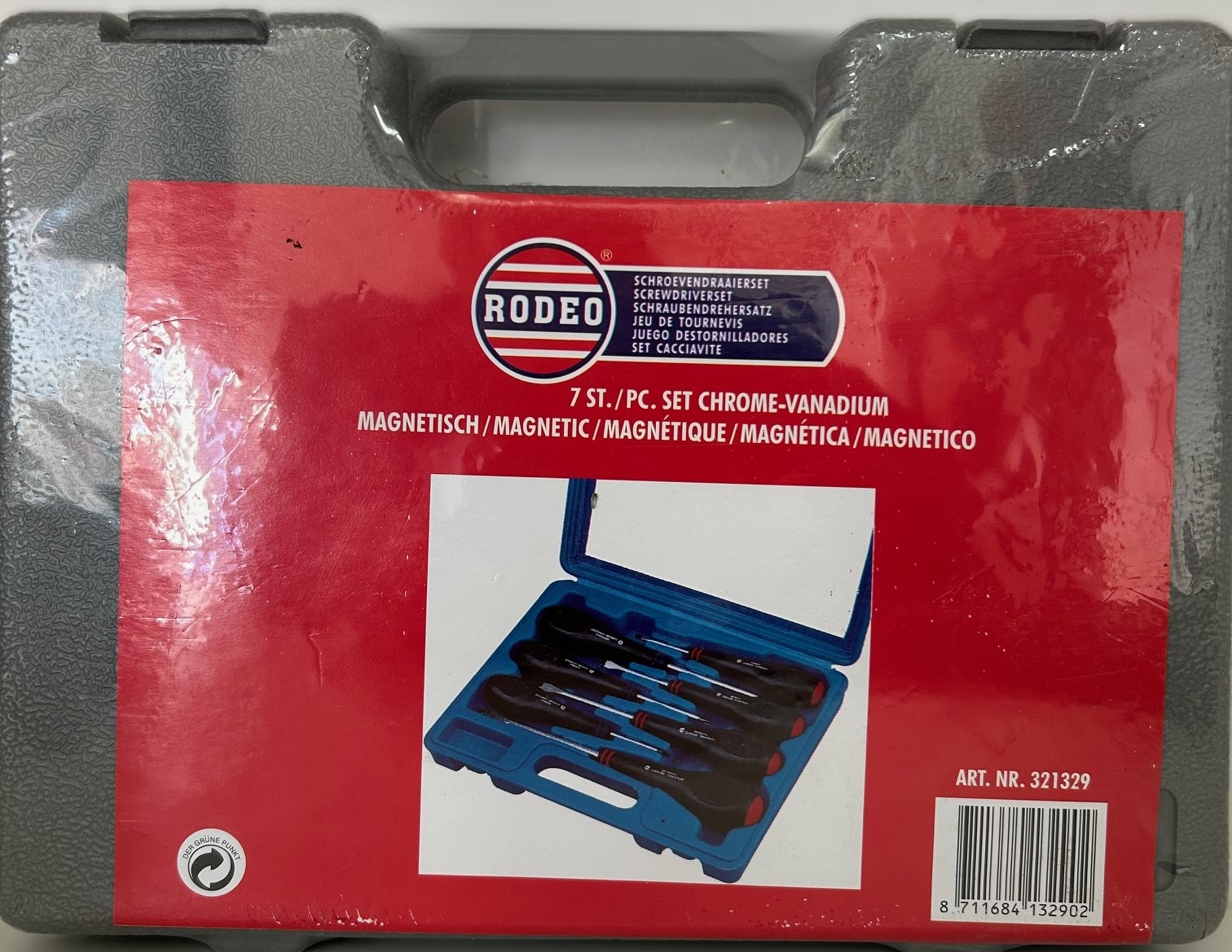 Rodeo schroevendraaierset 7 delig magnetisch