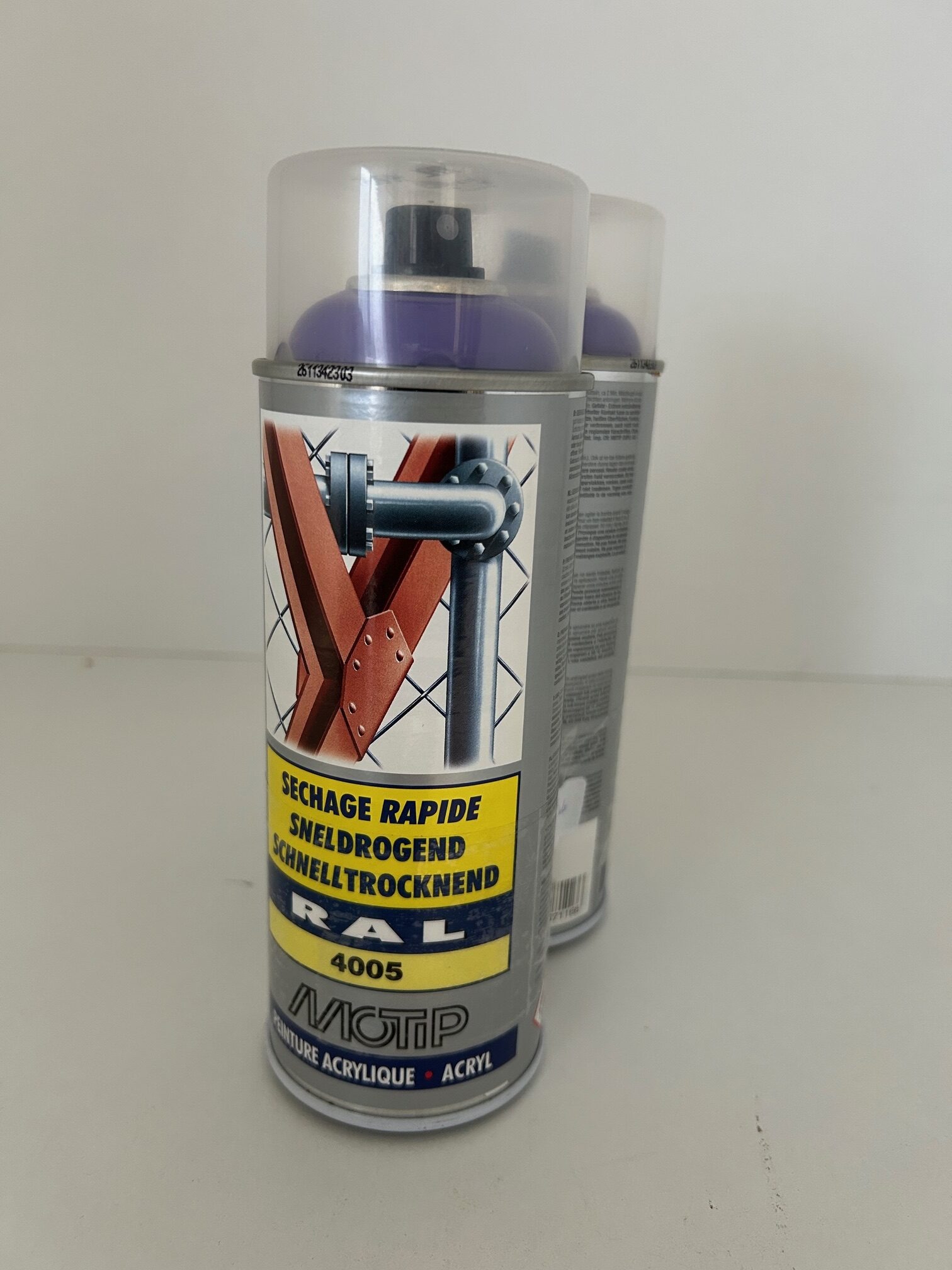 2 Bus sneldrogende industrie coating ral 4005