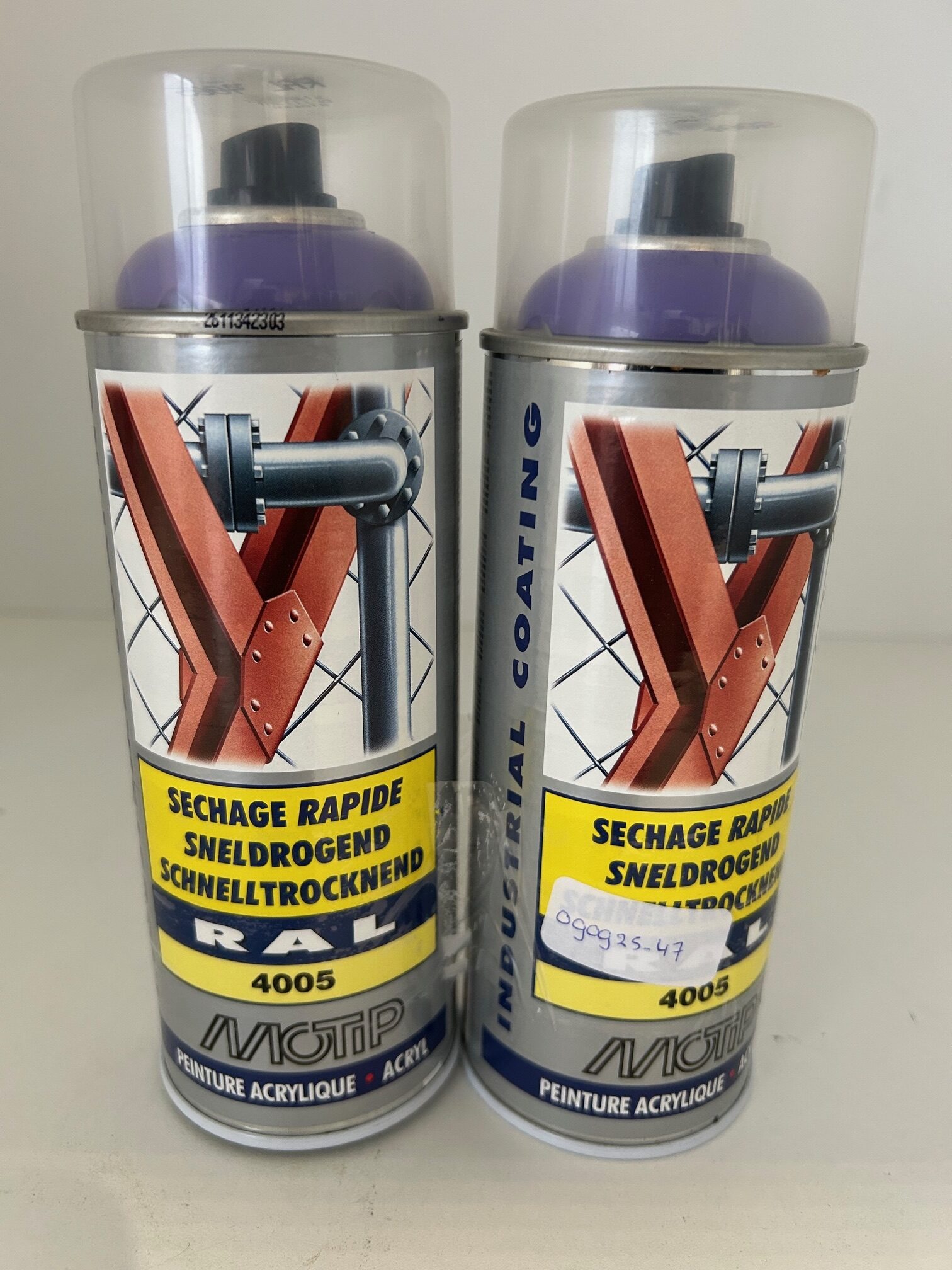 2 Bus sneldrogende industrie coating ral 4005