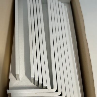 25 afstandssteunen 15 cm wit