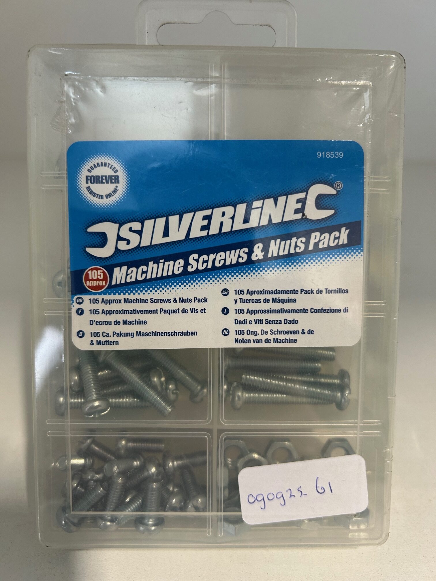 Silverline boutjes en moertjes