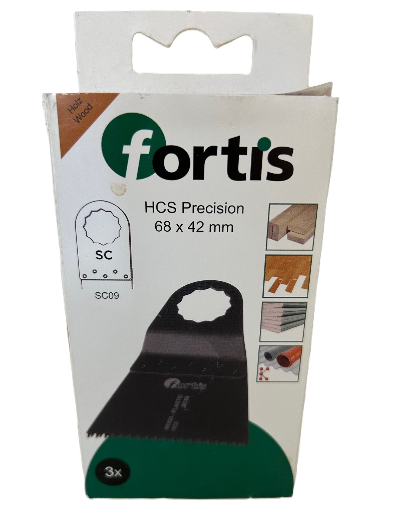 Fortis  Type Zaagblad: HCS Precision set van 3