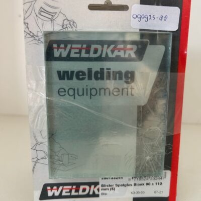 Weldkar 10 x 5 Blister spatglas blank 90 x 110 mm