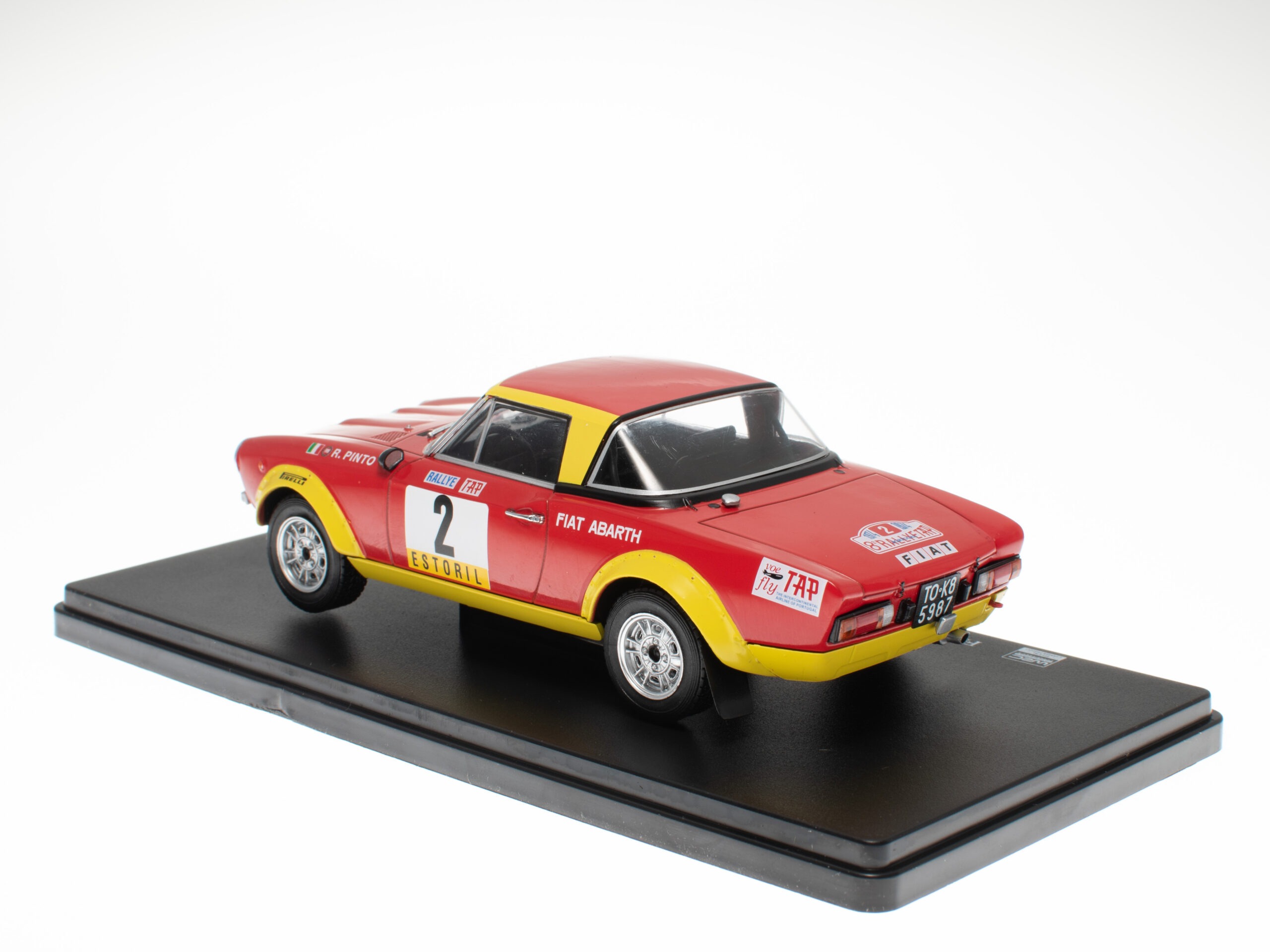 Fiat 124 Abarth Spider – Pinto – Bernacchini  – Rally Tap Portugal 1974 - Afbeelding 4