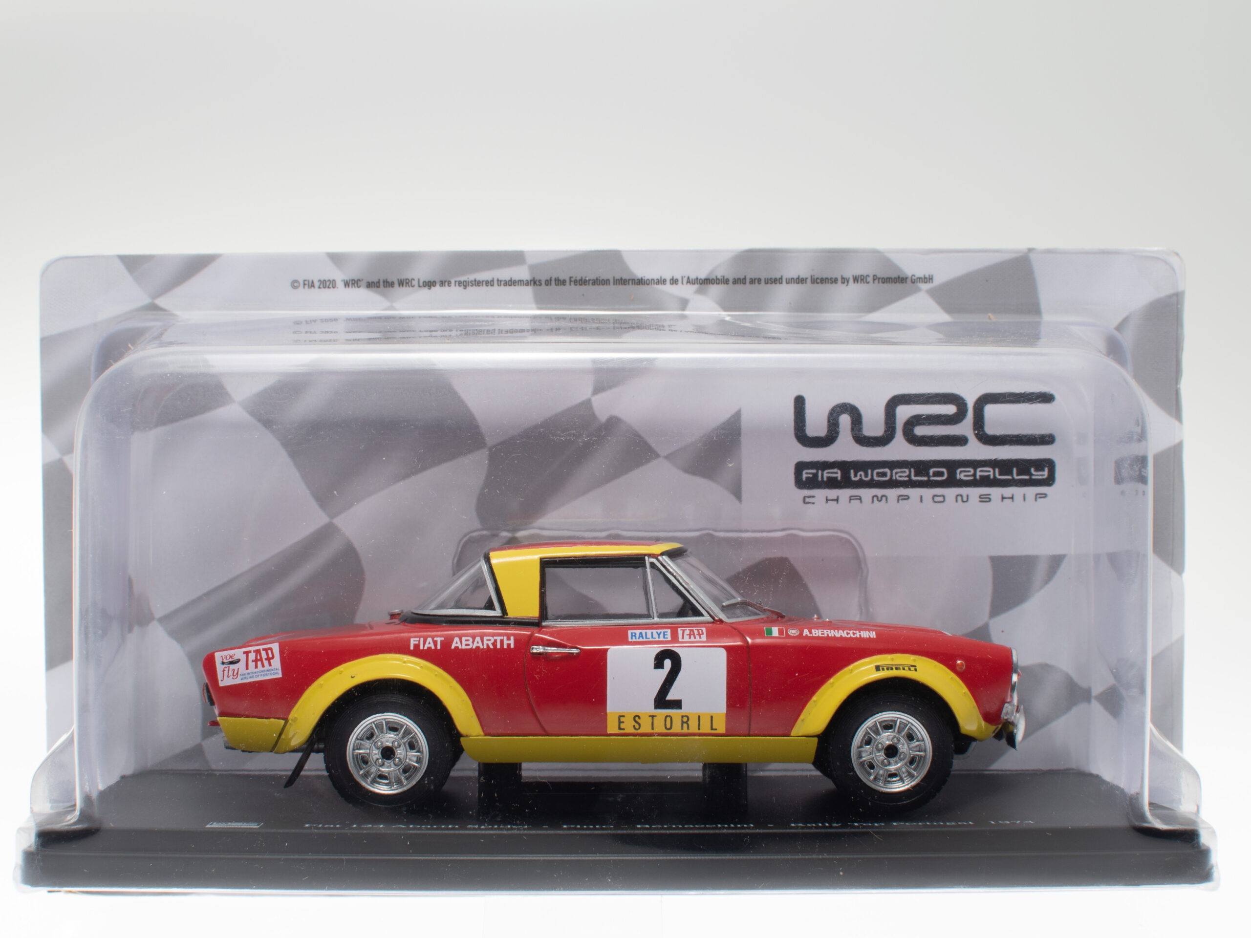 Fiat 124 Abarth Spider – Pinto – Bernacchini  – Rally Tap Portugal 1974 - Afbeelding 3