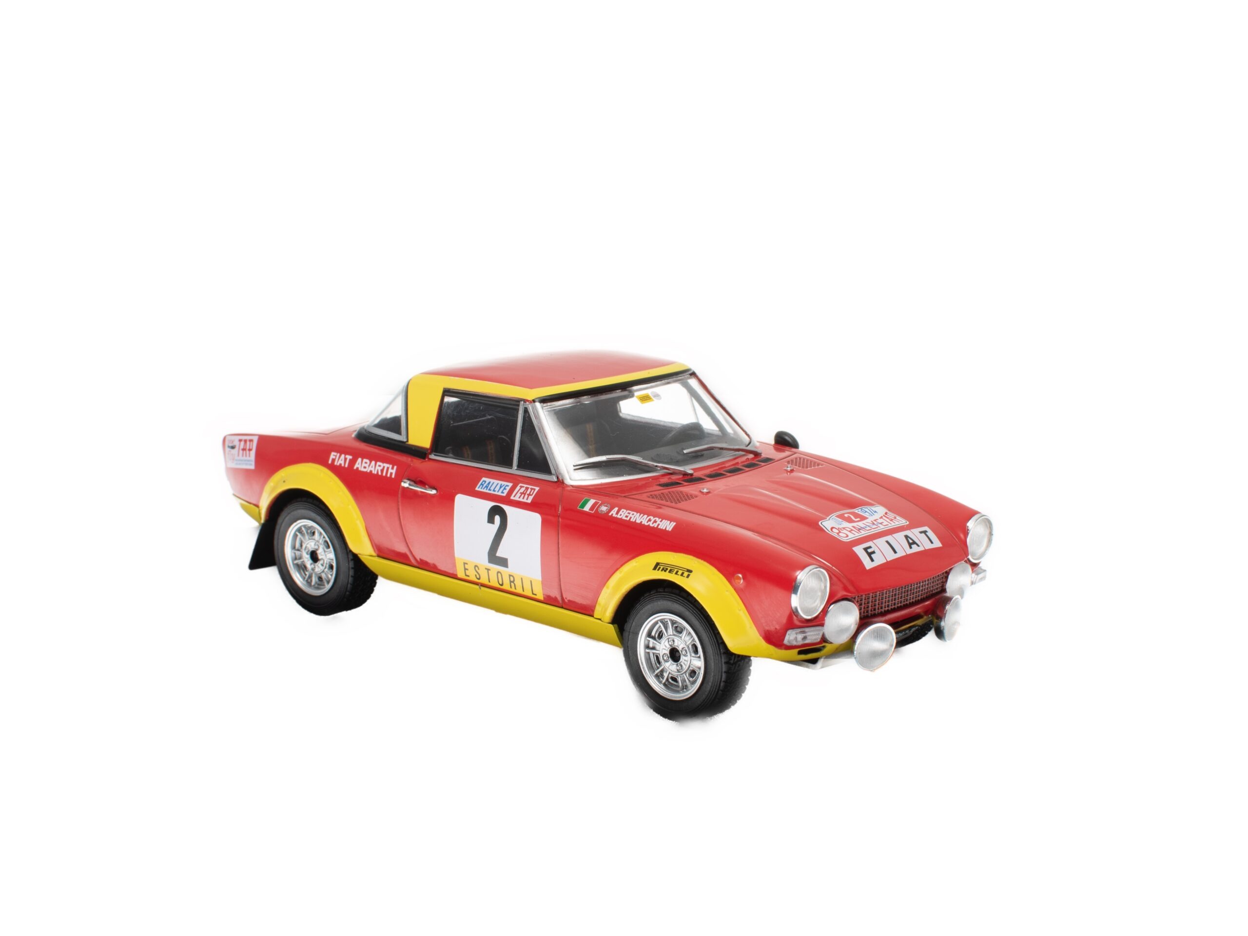 Fiat 124 Abarth Spider – Pinto – Bernacchini  – Rally Tap Portugal 1974