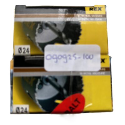 2 x Rex Bi-metaal gatzaag 8% kobalt 24mm