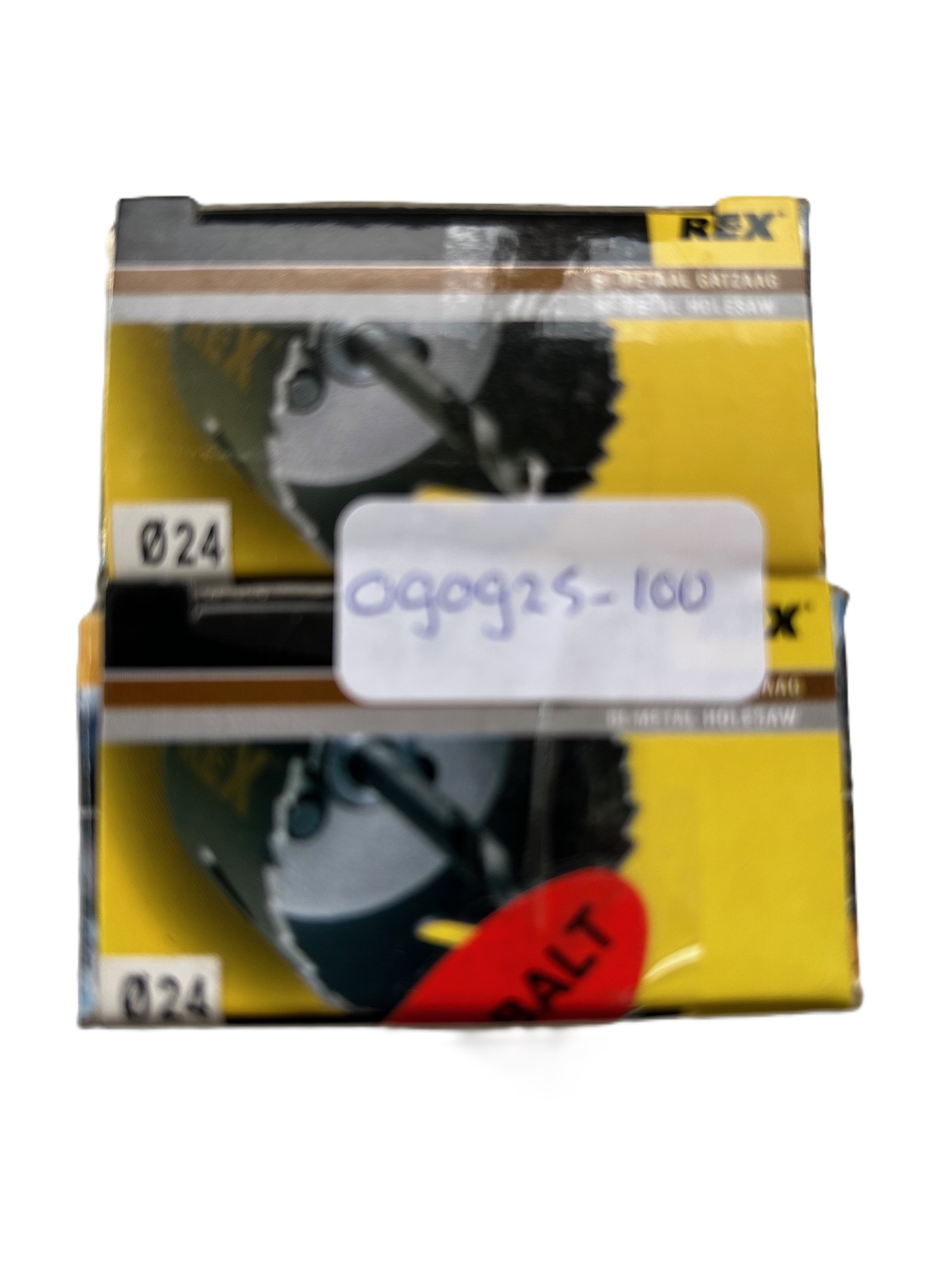 2 x Rex Bi-metaal gatzaag 8% kobalt 24mm