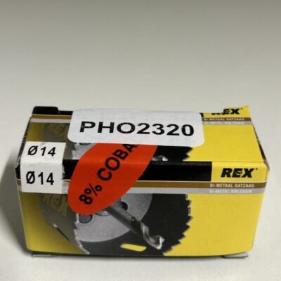 2 x Rex Bi-metaal gatzaag 8% kobalt 14mm