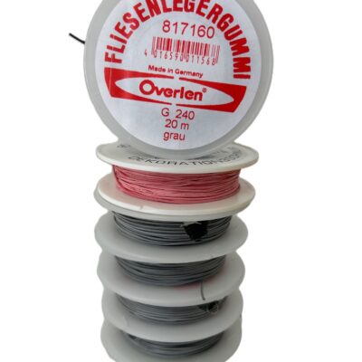 6 Rol rubber voor spanhoekjes tegelzetten 20 mtr.