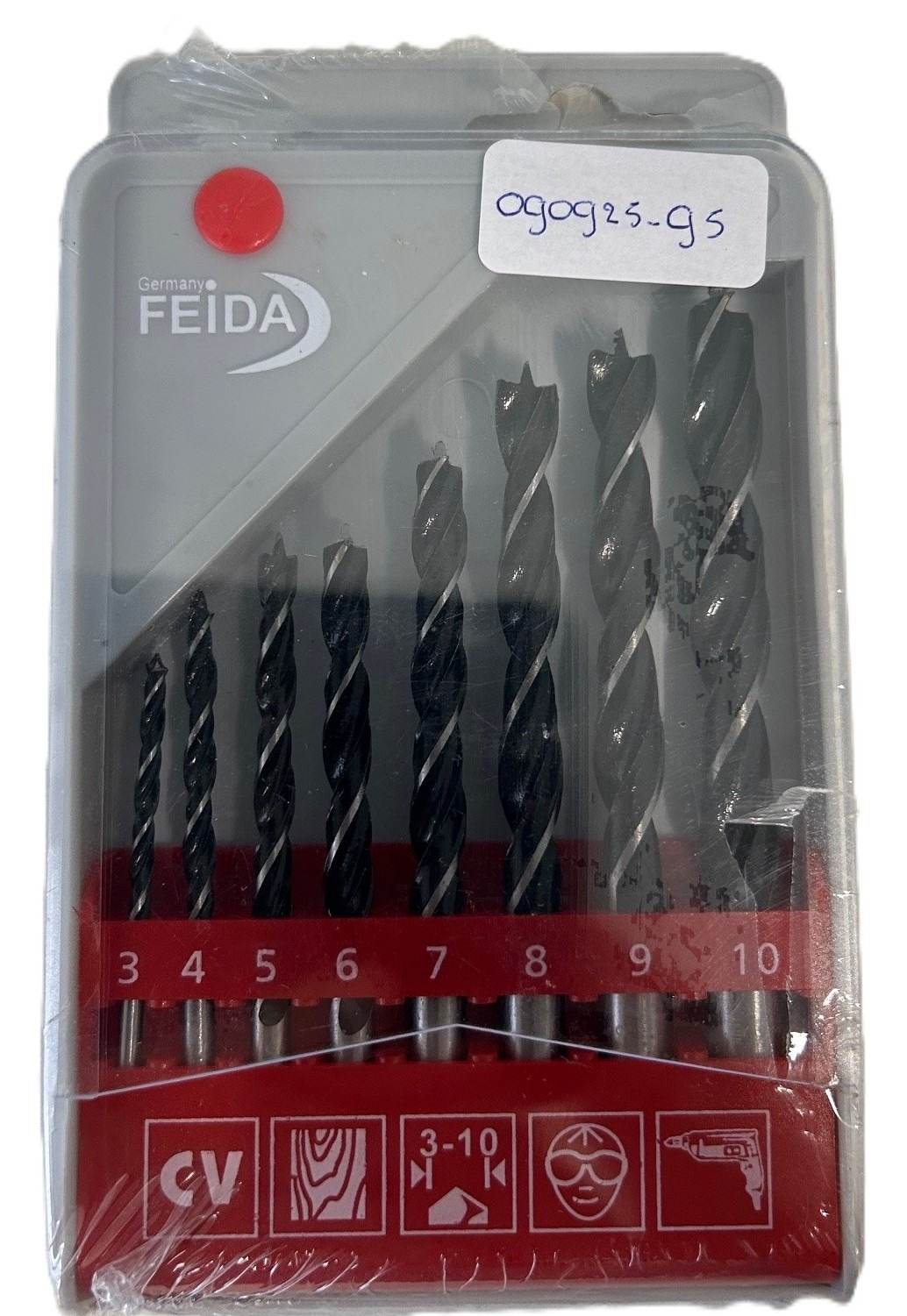 Feida Borenset 3-10mm - Afbeelding 2