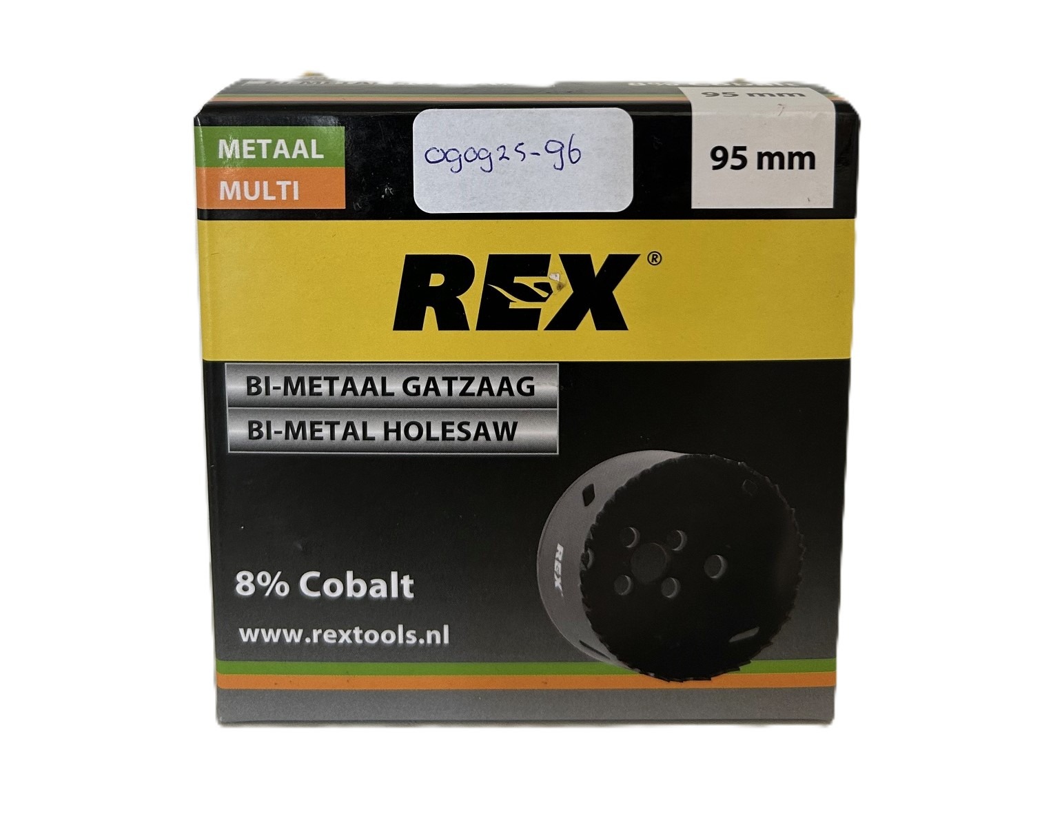 Rex Bi-metaal gatzaag 8% kobalt 95mm