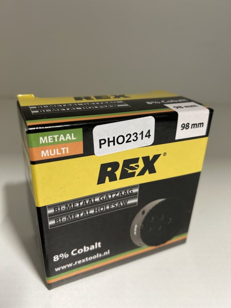Rex Bi-metaal gatzaag 8% kobalt 98mm