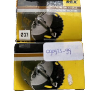 2 x Rex Bi-metaal gatzaag 8% kobalt 37mm