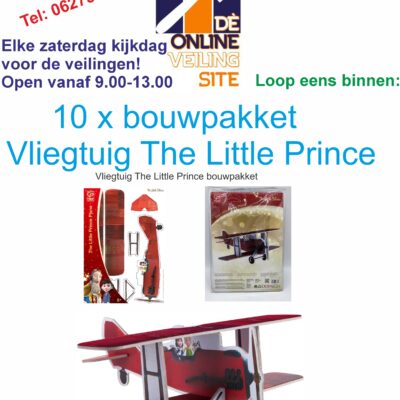 Deze kavel loopt af precies één week na
  het eerste bod.10 x Modelbouwpakket Vliegtuig The Little Princess