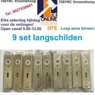 Deze kavel loopt af precies één week na het eerste bod. 9 set langschilden
